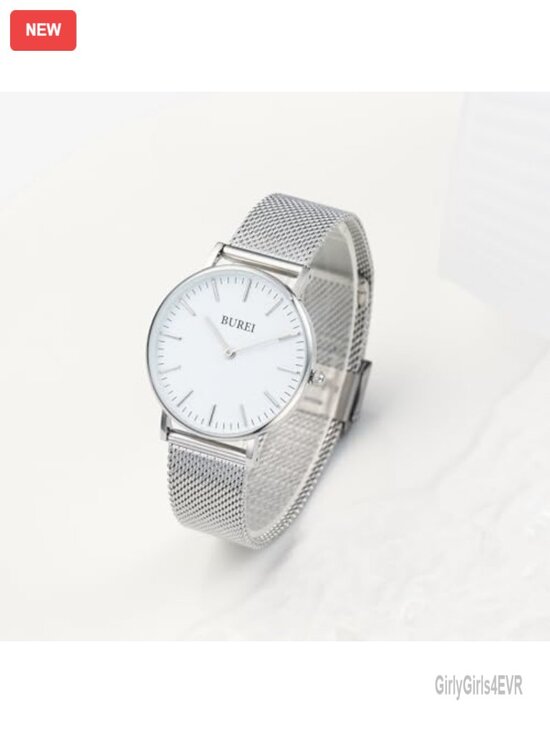 Minimalist Quartz Watch Analog Stainless Steel Mesh Bracelet Women\'s Waterproof main image 5